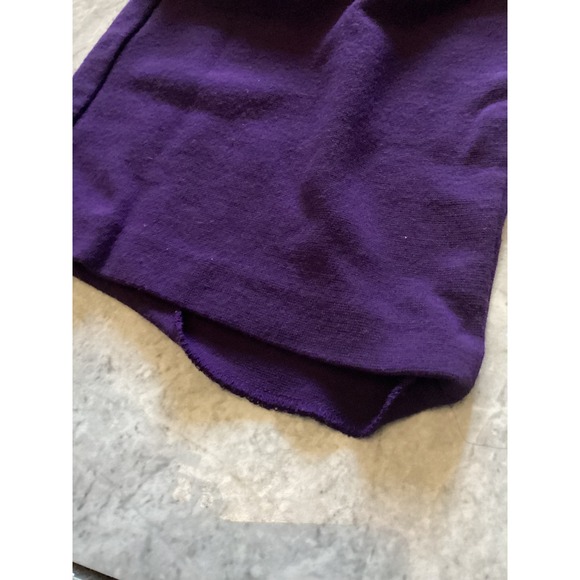 EILEEN FISHER Petite Purple Wool Blend Wide Leg Cropped Pants PS - Picture 2 of 5